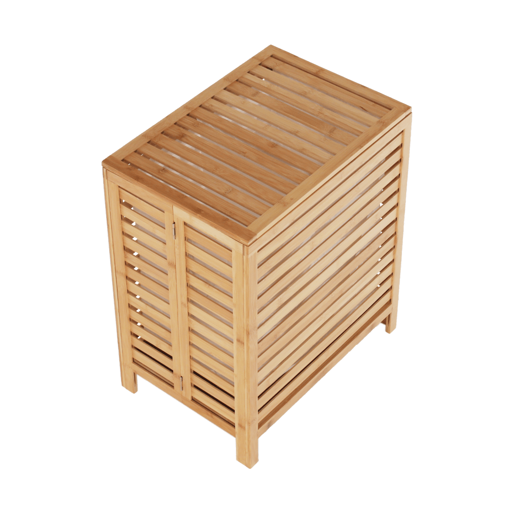 Cos de rufe MENORK, natural / alb