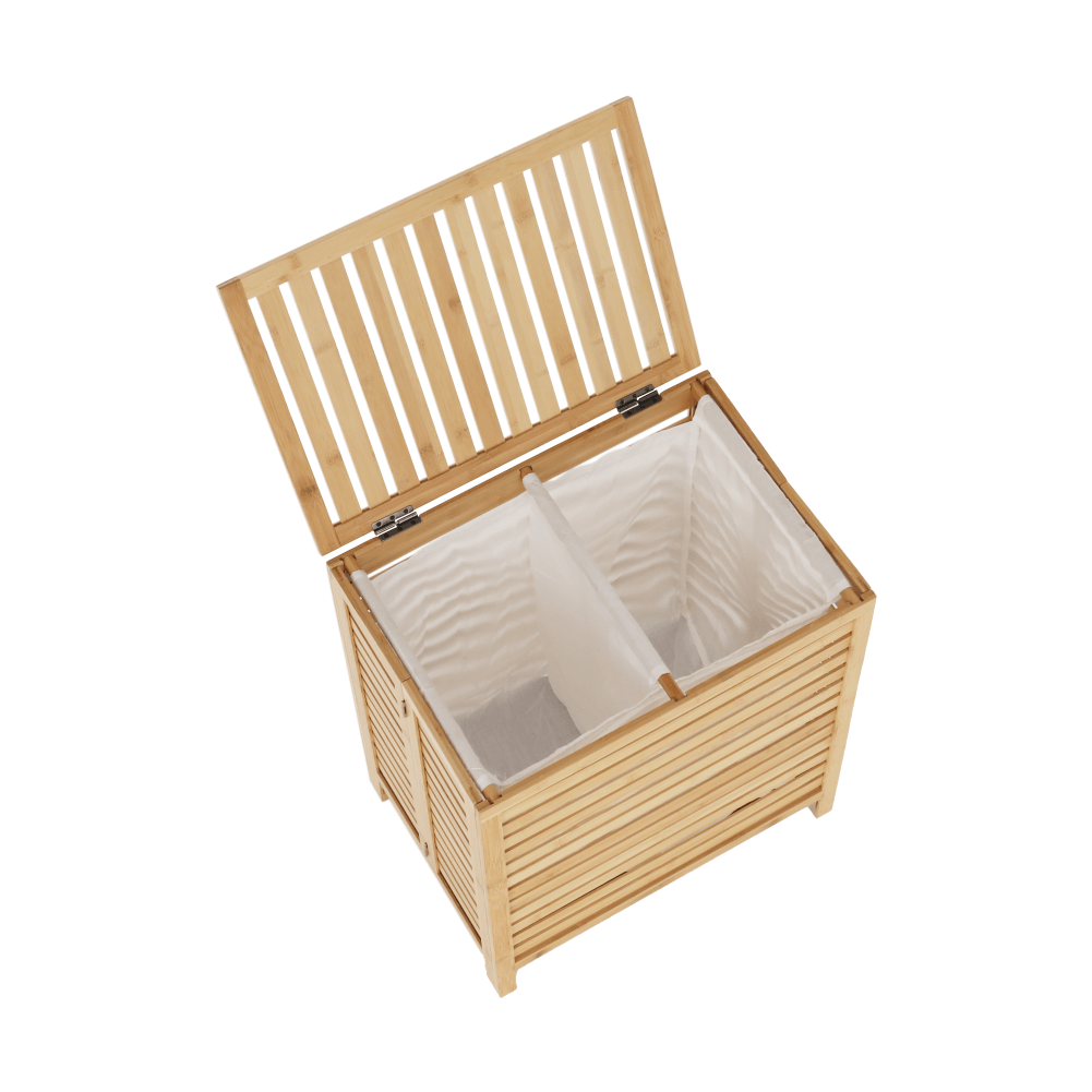 Cos de rufe MENORK, natural / alb