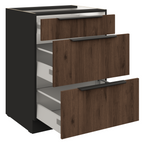 Dulap bucatarie modular MENZO 60 D 3S BB, vedere 4