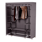 Organizator de garderoba METIN VNW15, material textil/metal, maro