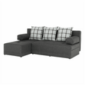 Coltar MEXX NEW, gri/perne model, stanga