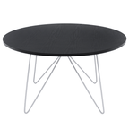Masuta cafea MIKEL NEW, stejar negru/alb