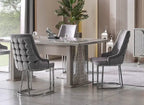 Scaun Lux Milano, crom