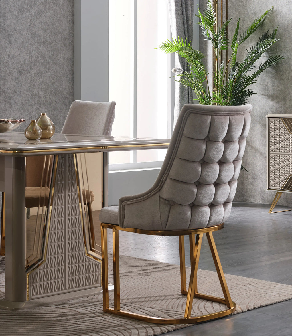 Scaun Lux Milano, gold
