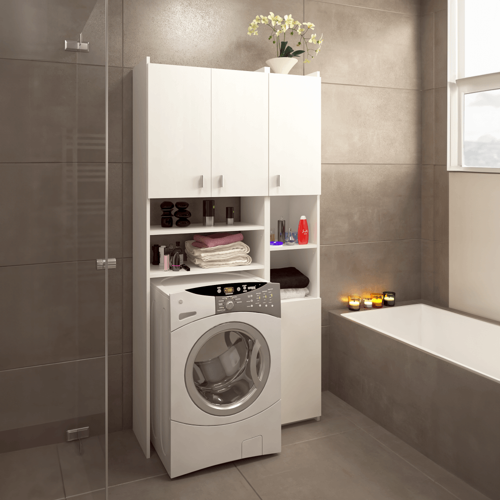 Mobilier baie MIRALI, alb