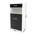 Mobilă living Leo – schiță cu dimensiuni, imaginea 3