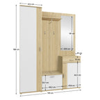 Mobilier hol Amalia – schiță cu dimensiuni