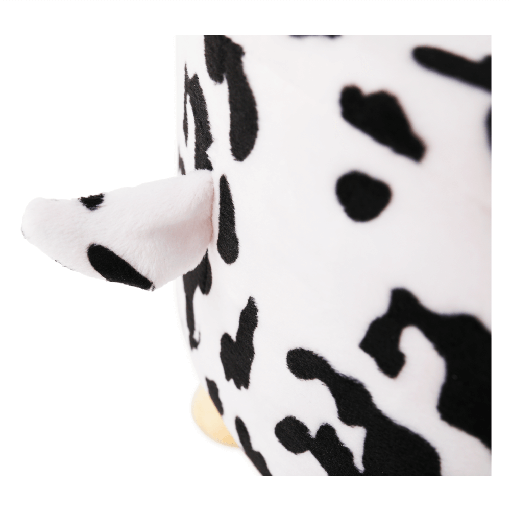 Taburet MOLLY, alb / negru / natural