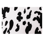 Taburet MOLLY, alb / negru / natural