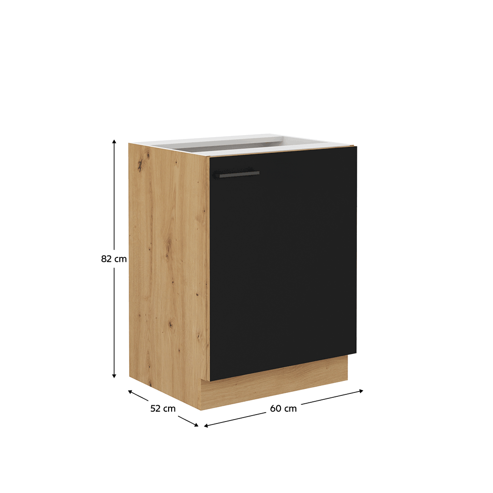 Dulap bucatarie modular MONRO 60 D 1F BB, vedere 3