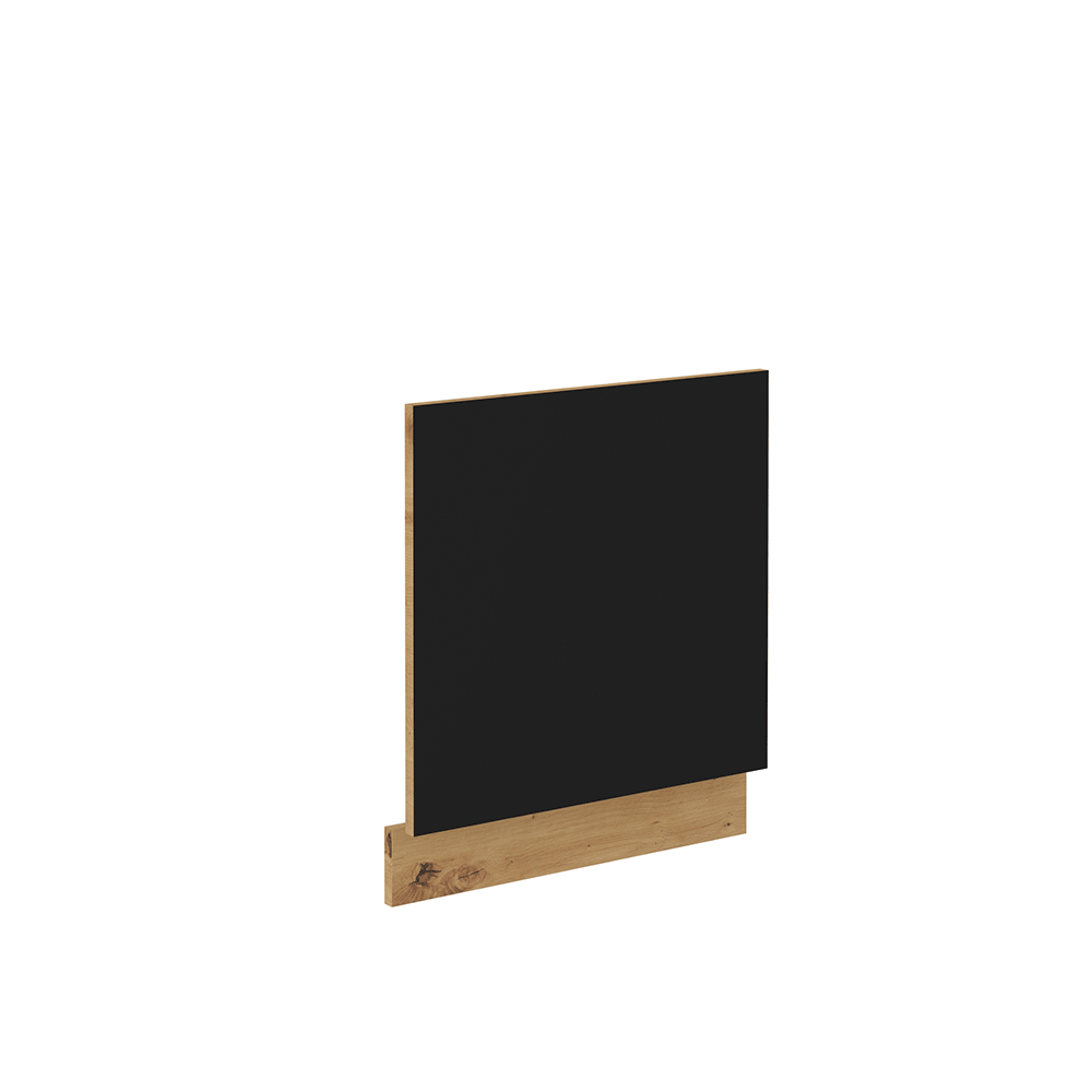 Usa pentru masina de spalat vase MONRO ZM 570x596, stejar artizan/negru mat