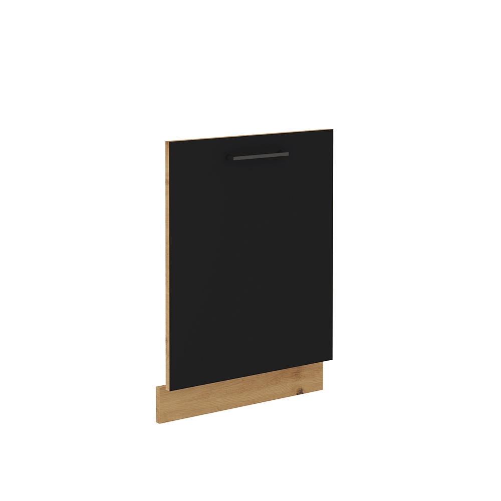 Usa pentru masina de spalat vase MONRO ZM 713x596, stejar artizan/negru mat