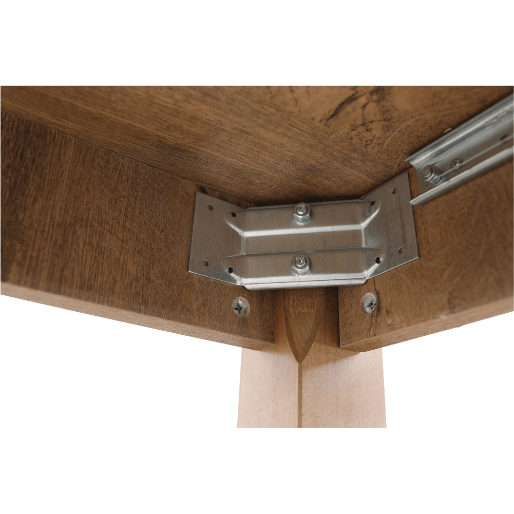 Masa dining MONTANA, stejar lefkas inchis