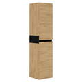 Mobilier baie MOURO, stejar auriu / negru
