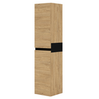 Mobilier baie MOURO, stejar auriu / negru