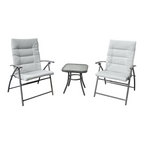 Set gradina 1+2 MUSON, gri/gri inchis