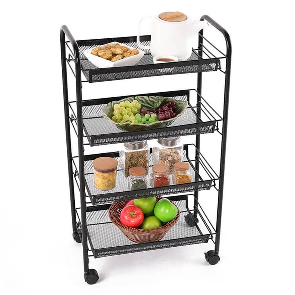 Carucior de servire MYRIS, negru