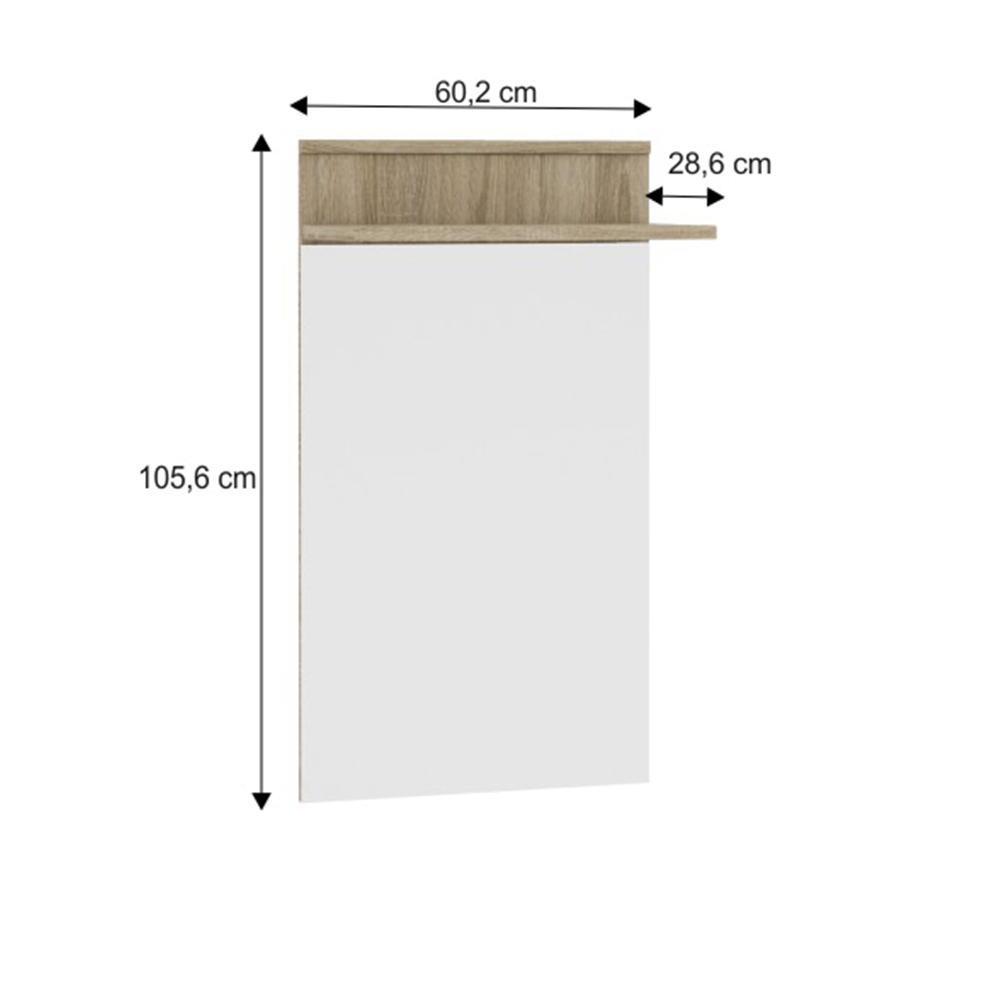Oglinda MARIO, stejar sonoma