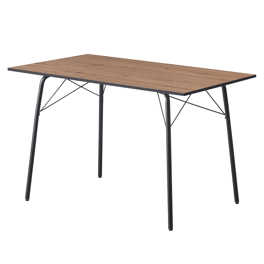 Masa dining NALAK TIP 2, stejar artisan/neagra
