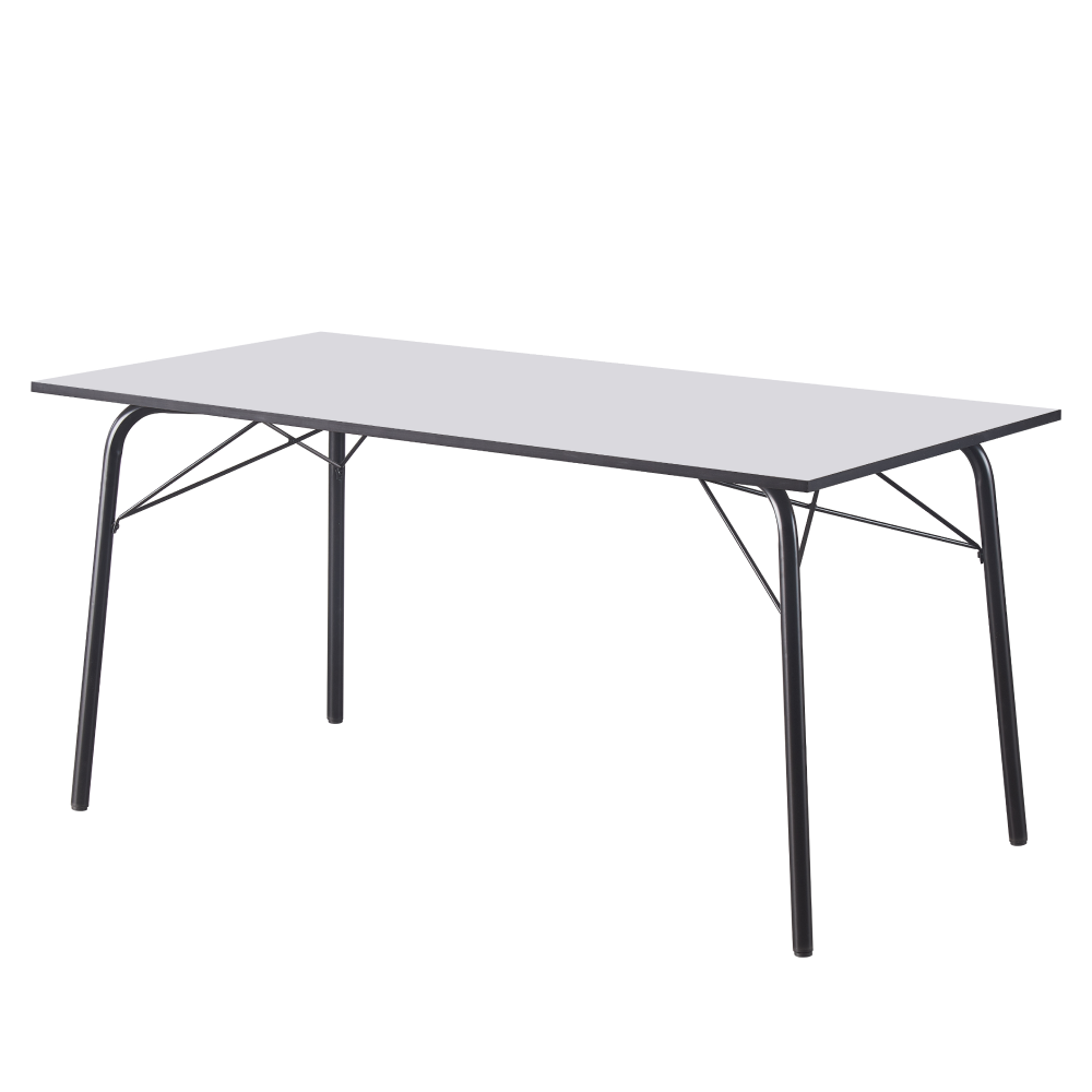Masa dining NALAK TIP 3, alba/neagra