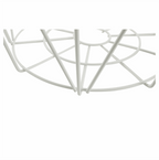 Masuta auxiliara NANCER, natural / alb