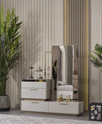 Set dormitor tapitat Mobilier Napoli, vedere 3