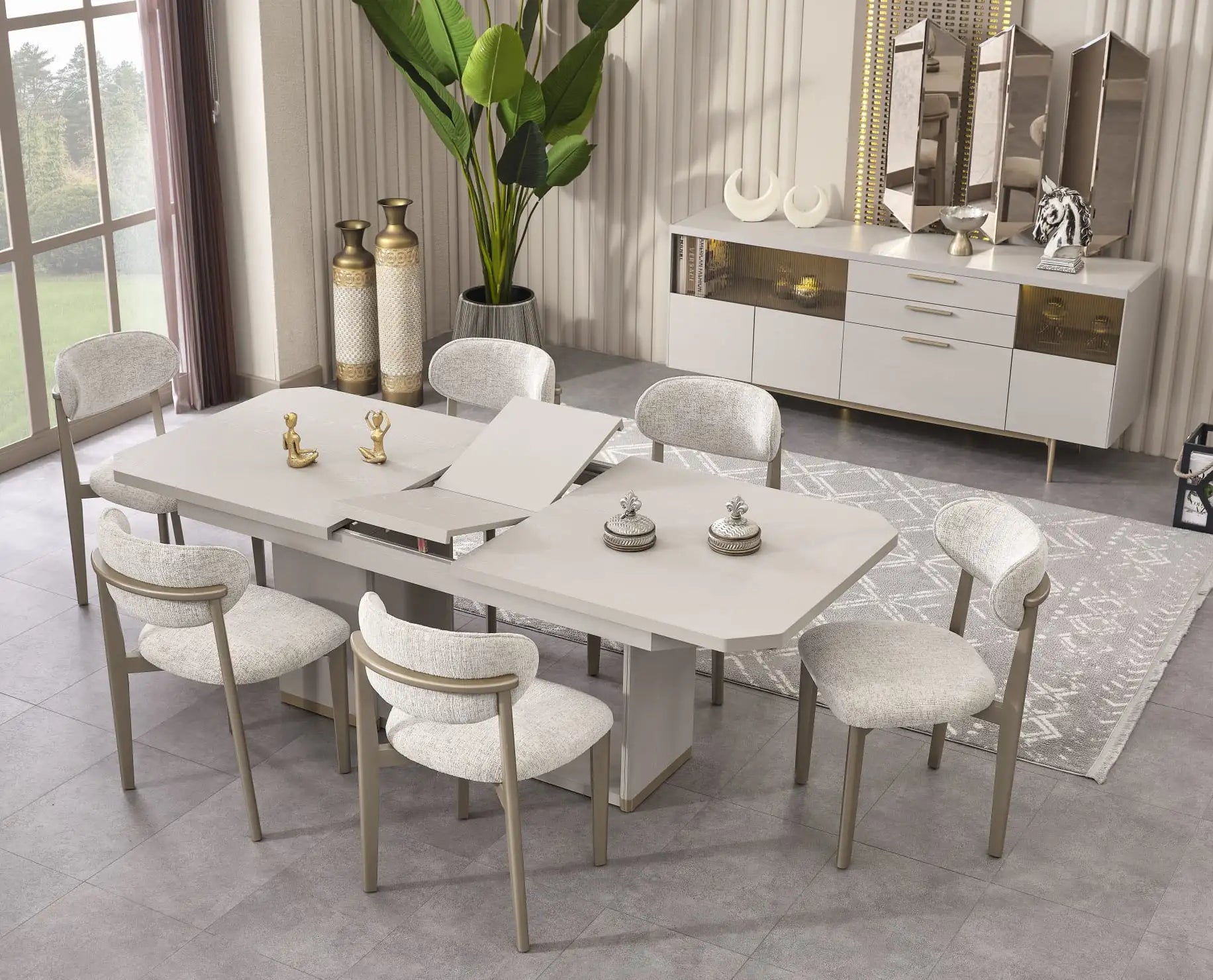 Masa living, extensibila de Lux,Napoli – Maxinova (imaginea 3)