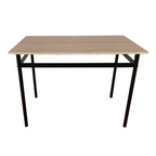 Set dining NAREN, stejar sonoma / negru / maro