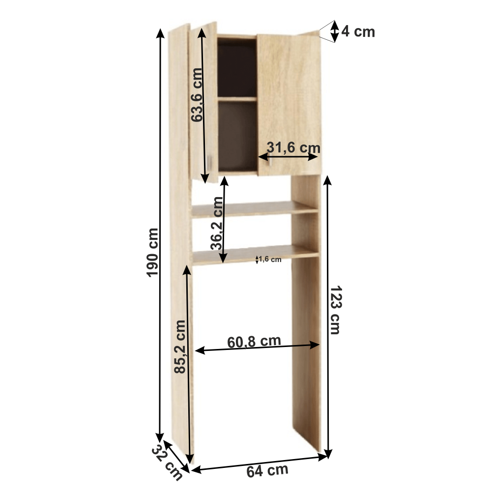 Mobilier de baie NATALI, vedere 3
