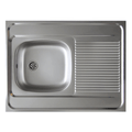 Chiuveta inox LAY ON, universala 80x60