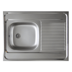 Chiuveta inox LAY ON, universala 80x60