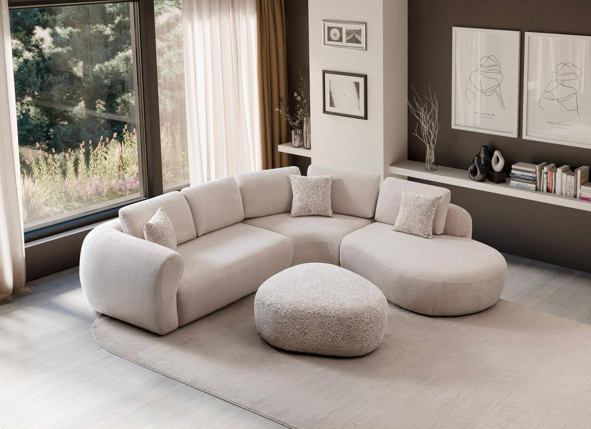 Coltar fix modern Boucle Never – Maxinova (imaginea 3)