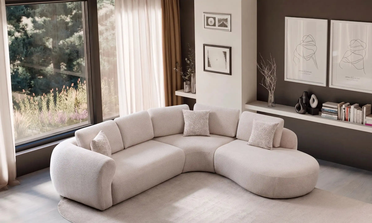 Coltar fix modern Boucle Never – Maxinova (imaginea 1)