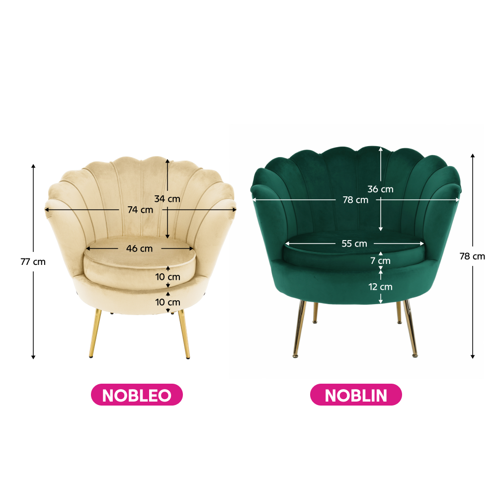 Fotoliu in stilul Art-deco, NOBLEO