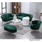 Fotoliu in stil Art-deco, NOBLIN