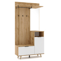 Set pentru hol NODRI, stejar evoke/alb