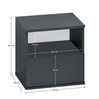 Noptieră dormitor Doli – schiță cu dimensiuni