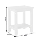 Noptieră dormitor Fosil – schiță cu dimensiuni