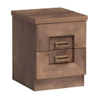 Noptieră dormitor Tedy, maro, vedere din față