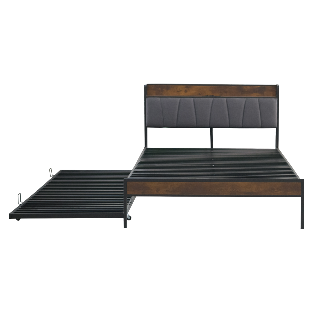 Pat NORDO, negru / gri