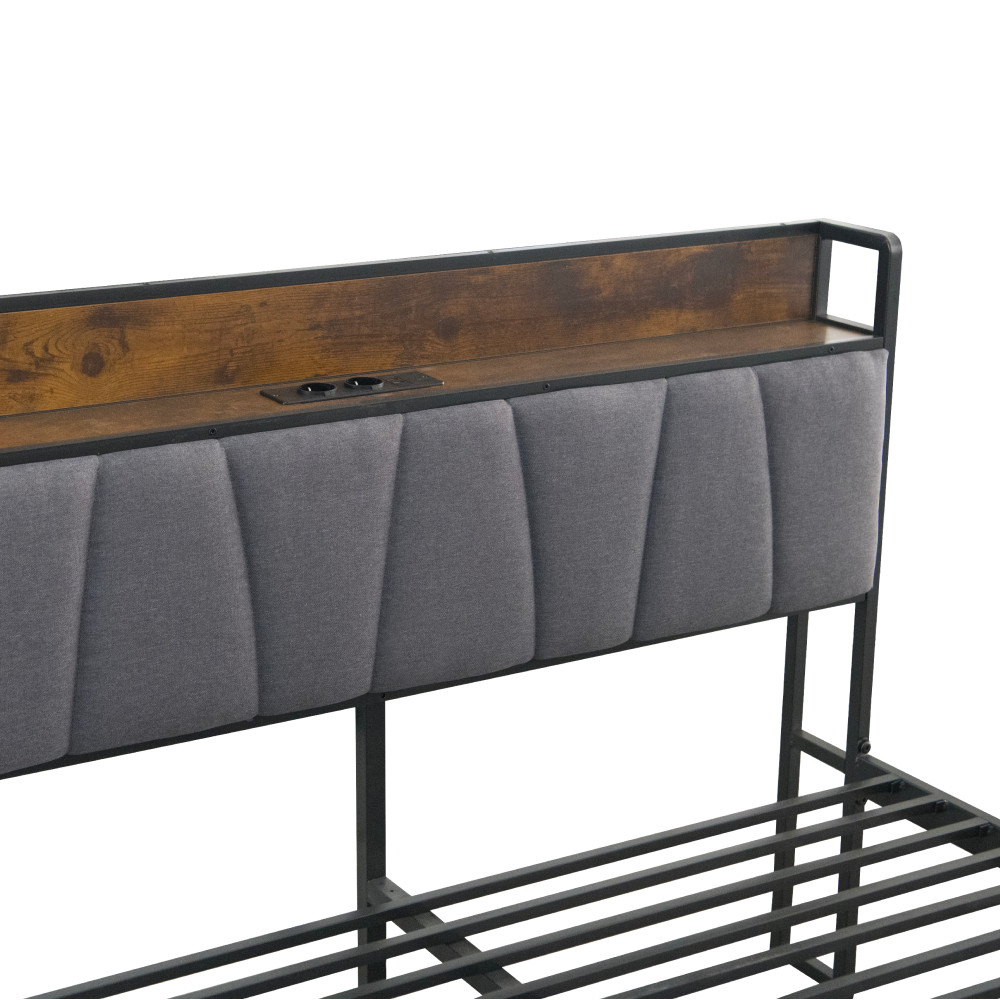 Pat NORDO, negru / gri