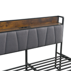 Pat NORDO, negru / gri