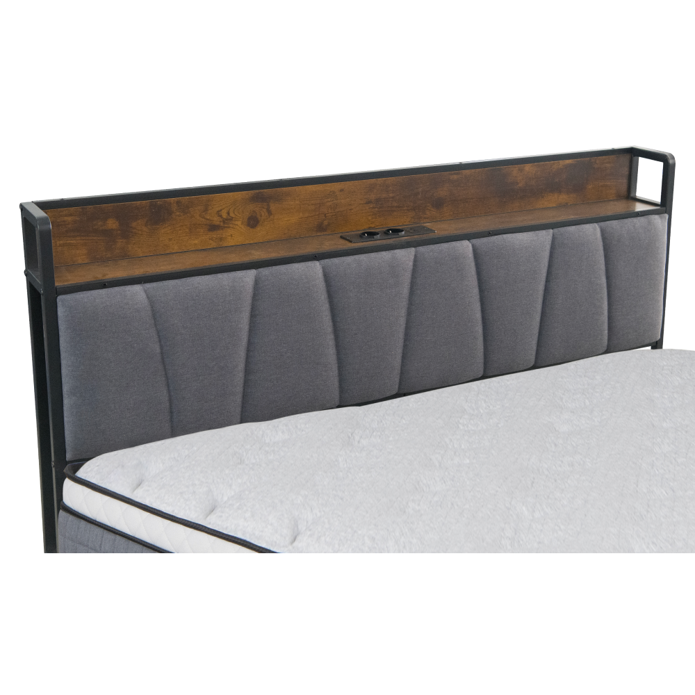 Pat NORDO, negru / gri