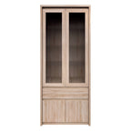 Vitrina NORTY, stejar sonoma