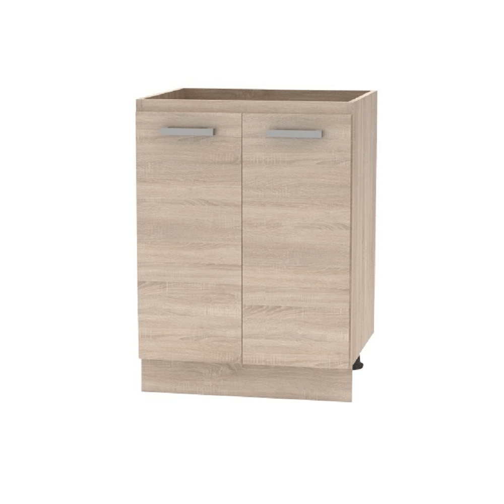 Cabinet inferior 60 2DV NOVA PLUS NOPL-057-0S, stejar sonoma