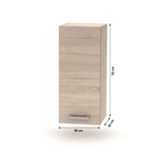 Dulap bucatarie modular NOVA PLUS NOPL-002-OH, vedere 3