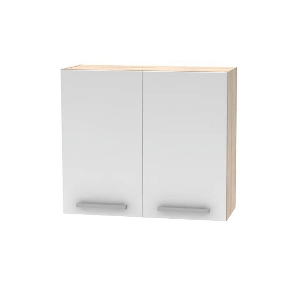 Dulap superior 2DV NOVA PLUS NOPL-014-OH, stejar sonoma/alb