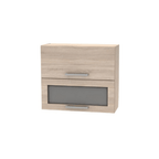 Cabinet superior batant cu sticla 2DV NOVA PLUS NOPL-016-OH, stejar sonoma