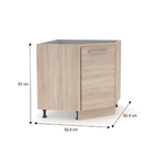 Dulap bucatarie modular NOVA PLUS NOPL-065-RS, vedere 3