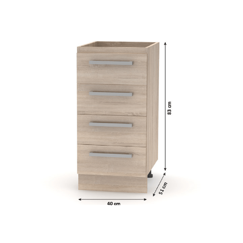 Dulap bucatarie modular NOVA PLUS NOPL-055-0S, vedere 3